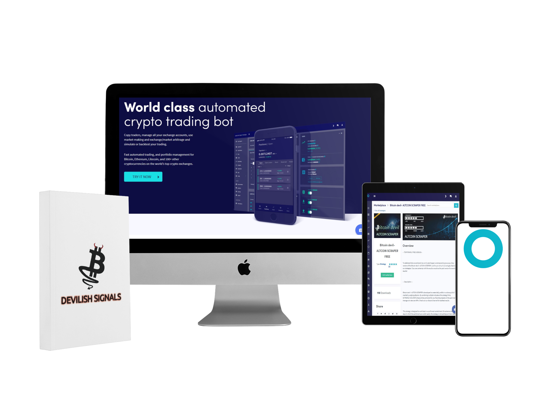 Cryptohopper Trading Bot Interface